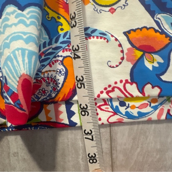 J. McLaughlin Multicolor 3/4 Sleeve Dress Sz L - Picture 9 of 11